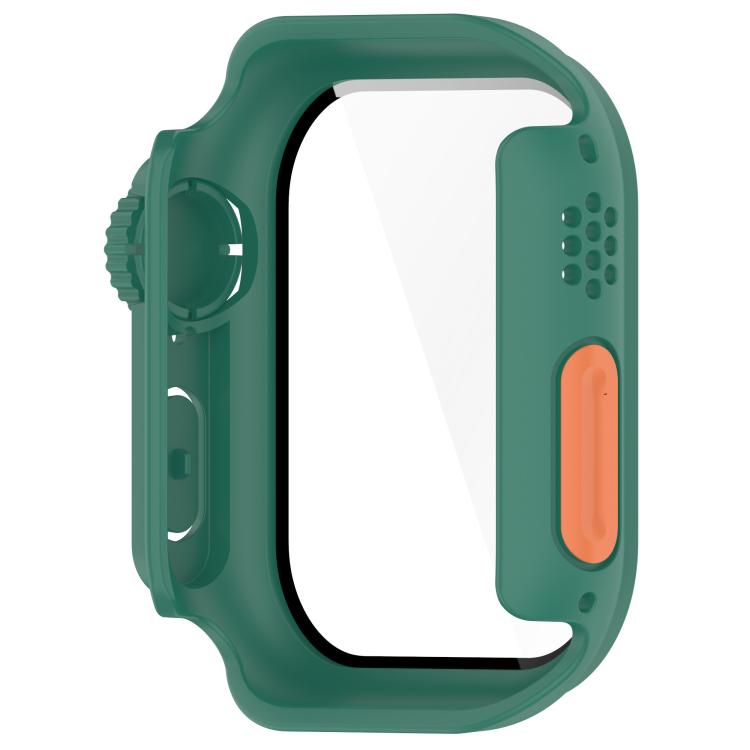 Change to Ultra 49mm Tempered Film Integrated PC Button Watch Case, For Apple Watch Series 6 / 5 / 4 & SE 44mm, For Apple Watch Series 6 / 5 / 4 & SE 40mm, For Apple Watch Series 11 / 10 46mm, For Apple Watch Series 11 / 10 42mm                        ...