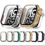 Change to Ultra 49mm Tempered Film Integrated PC Button Watch Case, For Apple Watch Series 6 / 5 / 4 & SE 44mm, For Apple Watch Series 6 / 5 / 4 & SE 40mm, For Apple Watch Series 11 / 10 46mm, For Apple Watch Series 11 / 10 42mm                        ...