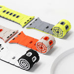 Two Tone Silicone Watch Band, For Apple Watch 46mm / 49mm / 45mm / 44mm, For Apple Watch 42mm / 41mm / 40mm / 38mm