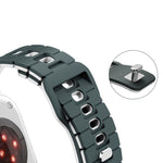 Two Tone Silicone Watch Band, For Apple Watch 46mm / 49mm / 45mm / 44mm, For Apple Watch 42mm / 41mm / 40mm / 38mm