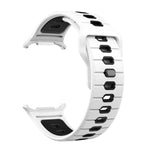Horizontal Stripes Reverse Buckle Silicone Watch Band, For Samsung Galaxy Watch Ultra 47mm / Ultra 2025
