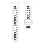 Horizontal Stripes Reverse Buckle Silicone Watch Band, For Samsung Galaxy Watch Ultra 47mm / Ultra 2025