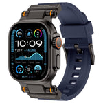 Kalebol Outdoor Explorer Metal Connector TPU Watch Band, For Apple Watch 46mm / 49mm / 45mm / 44mm