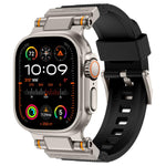 Kalebol Outdoor Explorer Metal Connector TPU Watch Band, For Apple Watch 46mm / 49mm / 45mm / 44mm