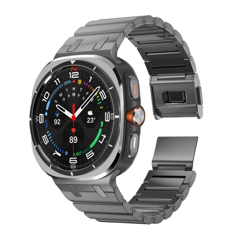 One Bead Titanium Metal Watch Band, For Samsung Galaxy Watch Ultra 47mm / Ultra 2025