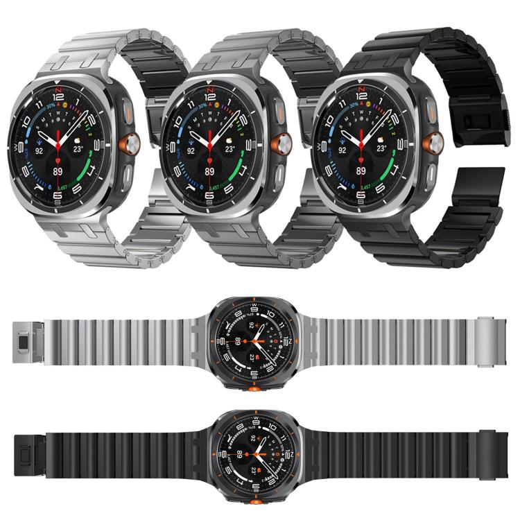 One Bead Titanium Metal Watch Band, For Samsung Galaxy Watch Ultra 47mm / Ultra 2025