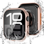 Tempered Film Integrated PC Watch Protective Case, For Apple Watch Series 6 / 5 / 4 & SE 44mm, For Apple Watch Series 6 / 5 / 4 & SE 40mm, For Apple Watch Series 11 / 10 46mm, For Apple Watch Series 11 / 10 42mm, For Apple Watch Series 9 / 8 / 7 45mm  ...