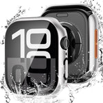 Tempered Film Integrated PC Watch Protective Case, For Apple Watch Series 6 / 5 / 4 & SE 44mm, For Apple Watch Series 6 / 5 / 4 & SE 40mm, For Apple Watch Series 11 / 10 46mm, For Apple Watch Series 11 / 10 42mm, For Apple Watch Series 9 / 8 / 7 45mm  ...