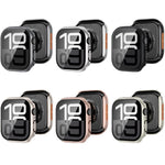 Tempered Film Integrated PC Watch Protective Case, For Apple Watch Series 6 / 5 / 4 & SE 44mm, For Apple Watch Series 6 / 5 / 4 & SE 40mm, For Apple Watch Series 11 / 10 46mm, For Apple Watch Series 11 / 10 42mm, For Apple Watch Series 9 / 8 / 7 45mm  ...