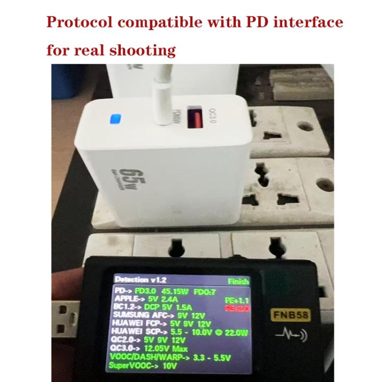PD41 GaN PD 45W + USB Charger with USB-C to USB-C / 8 Pin Data Cable for iPhone, US Plug, US Plug