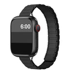Tri-beads I-shaped Slim Magnetic Silicone Watch Band, For Apple Watch 46mm / 49mm / 45mm / 44mm, For Apple Watch 42mm / 41mm / 40mm / 38mm