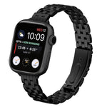 Small Waist Slingshot Buckle Steel Watch Band, For Apple Watch 46mm / 49mm / 45mm / 44mm, For Apple Watch 42mm / 41mm / 40mm / 38mm
