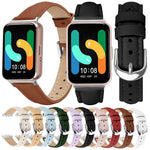 Slim Genuine Leather Watch Band, For Samsung Galaxy Fit3