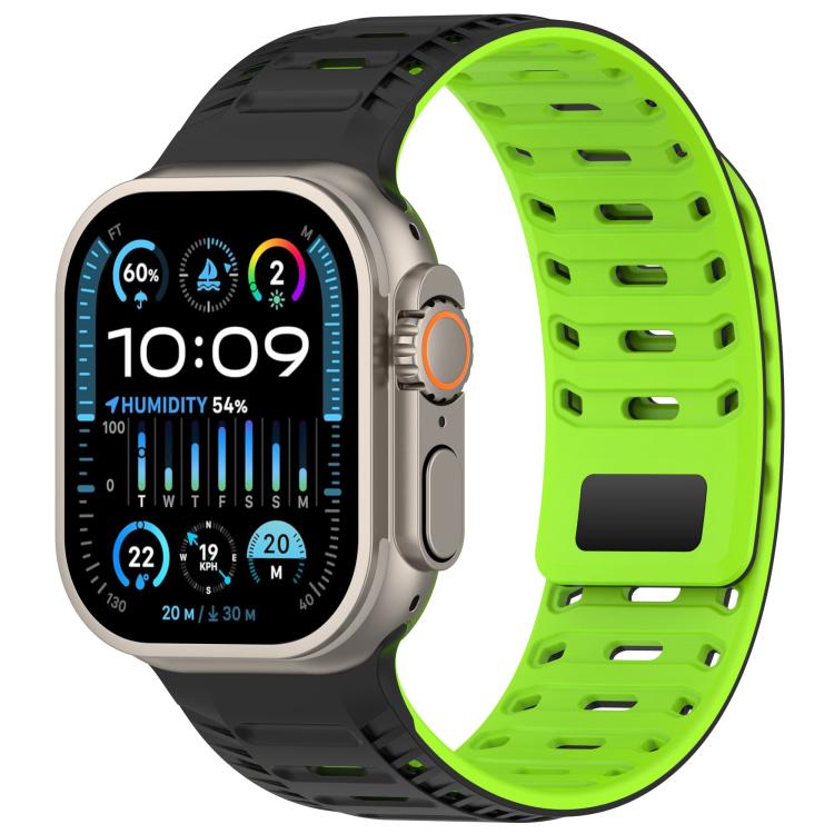 Mountain Armor Magnetic Silicone Watch Band, For Apple Watch 46mm / 49mm / 45mm / 44mm, For Apple Watch 42mm / 41mm / 40mm / 38mm