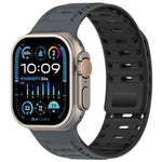 Mountain Armor Magnetic Silicone Watch Band, For Apple Watch 46mm / 49mm / 45mm / 44mm, For Apple Watch 42mm / 41mm / 40mm / 38mm