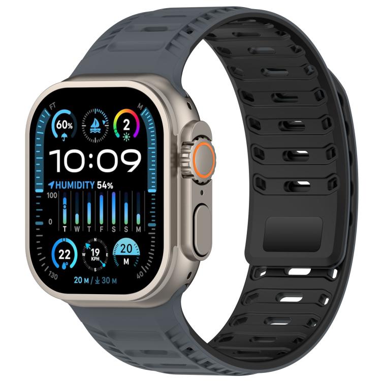 Mountain Armor Magnetic Silicone Watch Band, For Apple Watch 46mm / 49mm / 45mm / 44mm, For Apple Watch 42mm / 41mm / 40mm / 38mm