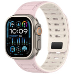 Mountain Armor Magnetic Silicone Watch Band, For Apple Watch 46mm / 49mm / 45mm / 44mm, For Apple Watch 42mm / 41mm / 40mm / 38mm