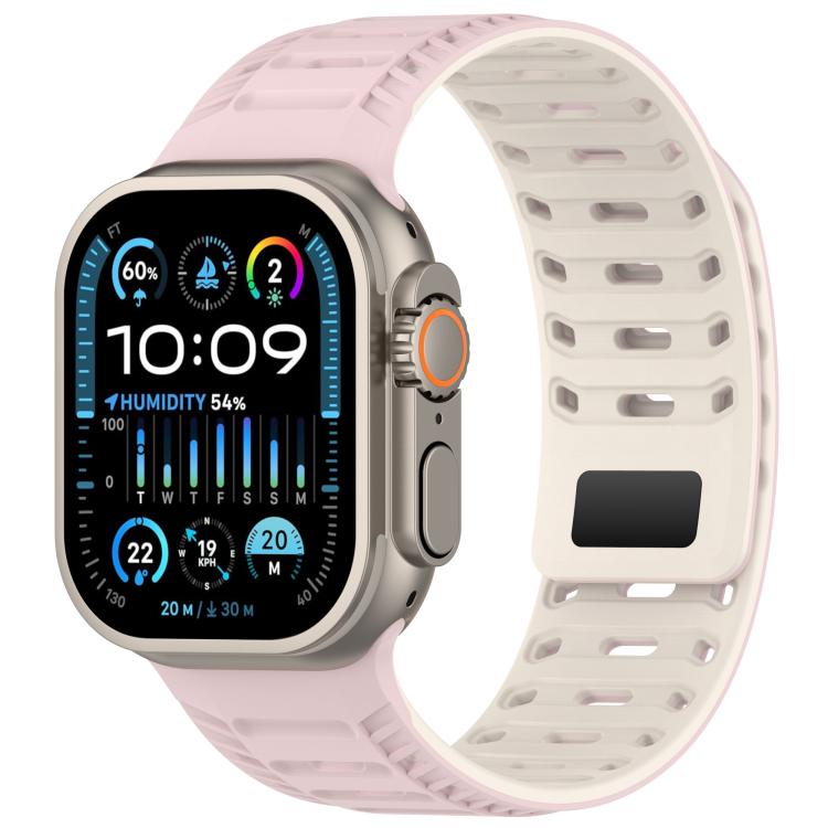 Mountain Armor Magnetic Silicone Watch Band, For Apple Watch 46mm / 49mm / 45mm / 44mm, For Apple Watch 42mm / 41mm / 40mm / 38mm