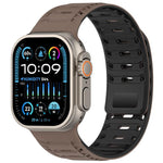 Mountain Armor Magnetic Silicone Watch Band, For Apple Watch 46mm / 49mm / 45mm / 44mm, For Apple Watch 42mm / 41mm / 40mm / 38mm