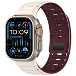 Mountain Armor Magnetic Silicone Watch Band, For Apple Watch 46mm / 49mm / 45mm / 44mm, For Apple Watch 42mm / 41mm / 40mm / 38mm