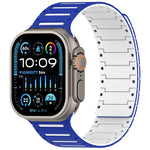 Colorful Spirit Piano Soft Magnetic Two-tone Watch Band, For Apple Watch 46mm / 49mm / 45mm / 44mm