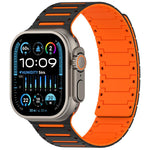Colorful Spirit Piano Soft Magnetic Two-tone Watch Band, For Apple Watch 46mm / 49mm / 45mm / 44mm