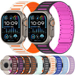 Colorful Spirit Piano Soft Magnetic Two-tone Watch Band, For Apple Watch 46mm / 49mm / 45mm / 44mm