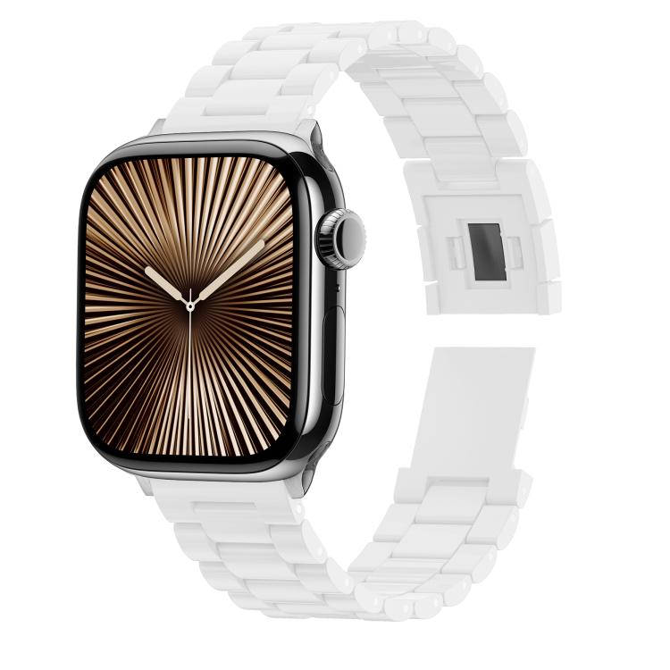 Candy Drei-Perlen-Armband mit Magnetverschluss aus Polycarbonat, passend für Apple Watch 46 mm / 49 mm / 45 mm / 44 mm und 42 mm / 41 mm / 40 mm / 38 mm