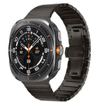 One-bead Butterfly Buckle Stainless Steel Watch Band, For Samsung Galaxy Watch Ultra 47mm / Ultra 2025