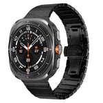 One-bead Butterfly Buckle Stainless Steel Watch Band, For Samsung Galaxy Watch Ultra 47mm / Ultra 2025