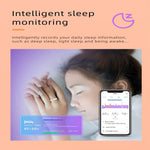 R18 SIZE 7 Smart Ring, Support Heart Rate / Blood Oxygen / Sleep / Care For Faimilies