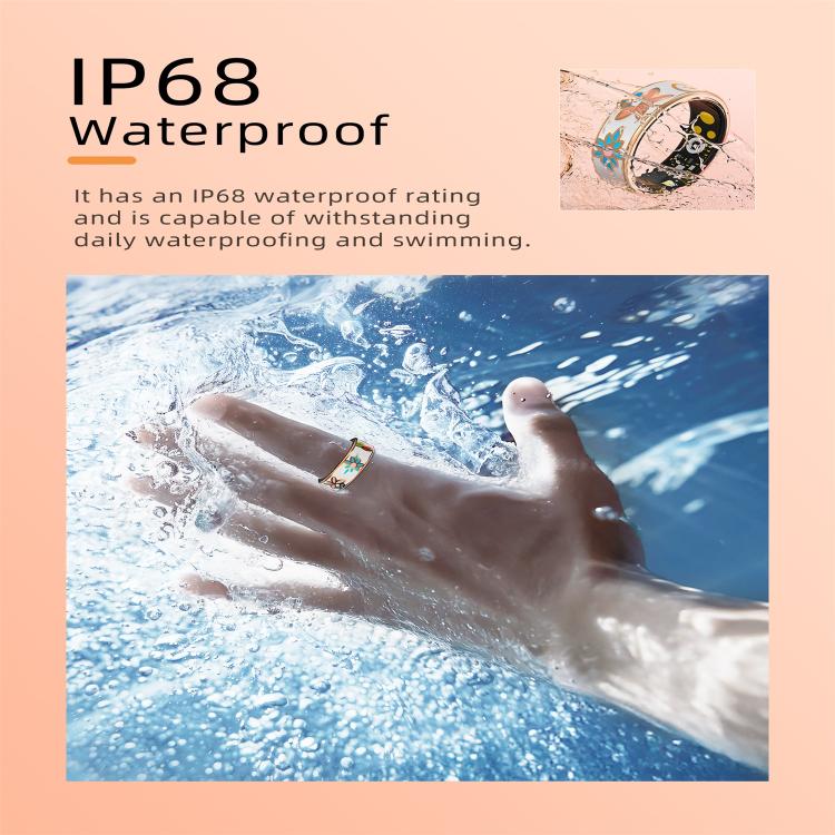 R18 SIZE 9 Smart Ring, Support Heart Rate / Blood Oxygen / Sleep / Care For Faimilies