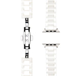 Keramikarmband mit Tankkornmuster, passend für Apple Watch 46 mm / 49 mm / 45 mm / 44 mm, für Apple Watch 42 mm / 41 mm / 40 mm / 38 mm