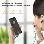 JUNSUNMAY 90 Degree Right Angle 3.5mm TRRS Male to Female Audio Adapter Connector