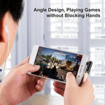 JUNSUNMAY 90 Degree Right Angle 3.5mm TRRS Male to Female Audio Adapter Connector