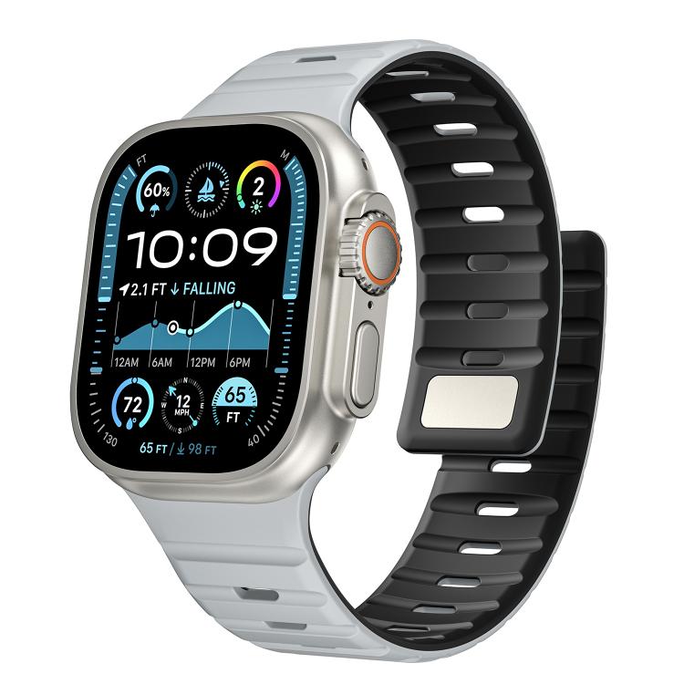 Norman Magnetic Silicone Watch Band, For Apple Watch 46mm / 49mm / 45mm / 44mm, For Apple Watch 42mm / 41mm / 40mm / 38mm