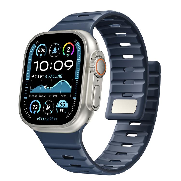 Norman Magnetic Silicone Watch Band, For Apple Watch 46mm / 49mm / 45mm / 44mm, For Apple Watch 42mm / 41mm / 40mm / 38mm