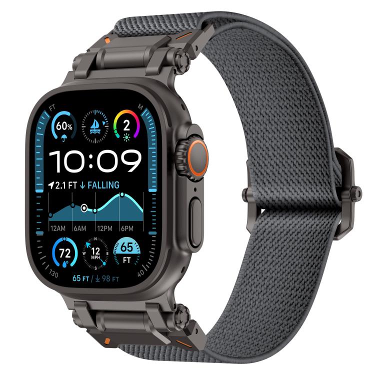 Explorer Polyester-Nylon-Uhrenarmband, für Apple Watch 46 mm / 49 mm / 45 mm / 44 mm