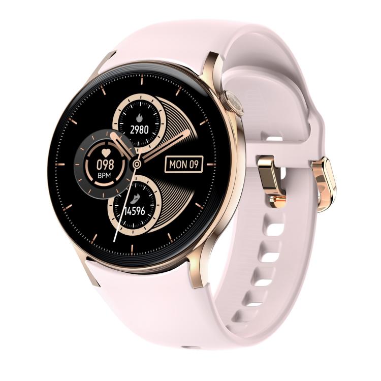 Sense 6 1.43 AMOLED Screen IP68 Waterproof Bluetooth Call Smartwatch Supports Health Monitoring