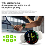 Sense 6 1.43 AMOLED Screen IP68 Waterproof Bluetooth Call Smartwatch Supports Health Monitoring