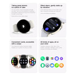 Sense 6 1.43 AMOLED Screen IP68 Waterproof Bluetooth Call Smartwatch Supports Health Monitoring