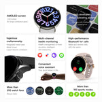 Sense 6 1.43 AMOLED Screen IP68 Waterproof Bluetooth Call Smartwatch Supports Health Monitoring