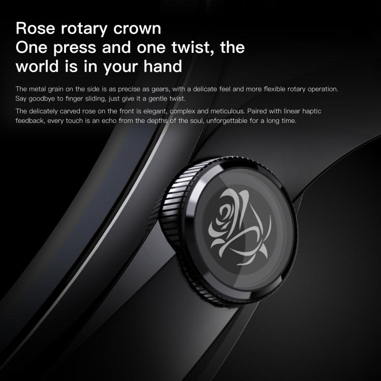 Sense 6 1.43 AMOLED Screen IP68 Waterproof Bluetooth Call Smartwatch Supports Health Monitoring