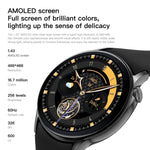 Sense 6 1.43 AMOLED Screen IP68 Waterproof Bluetooth Call Smartwatch Supports Health Monitoring