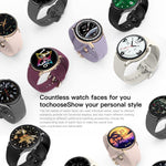 Sense 6 1.43 AMOLED Screen IP68 Waterproof Bluetooth Call Smartwatch Supports Health Monitoring