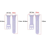 For Samsung Galaxy Watch8 / Watch8 Classic Stitched Solid Color Silicone Watch Band, S, M