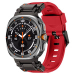 Explorer Metal Head Fluororubber Watch Band, For Samsung Galaxy Watch Ultra 47mm / Ultra 2025