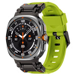 Explorer Metal Head Fluororubber Watch Band, For Samsung Galaxy Watch Ultra 47mm / Ultra 2025