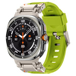 Explorer Metal Head Fluororubber Watch Band, For Samsung Galaxy Watch Ultra 47mm / Ultra 2025