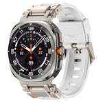 Explorer Metal Head Fluororubber Watch Band, For Samsung Galaxy Watch Ultra 47mm / Ultra 2025